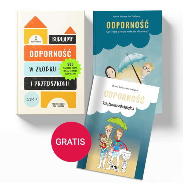 Pakiet dwóch książek o “Odporności” cz.1 i cz.2 + gratis