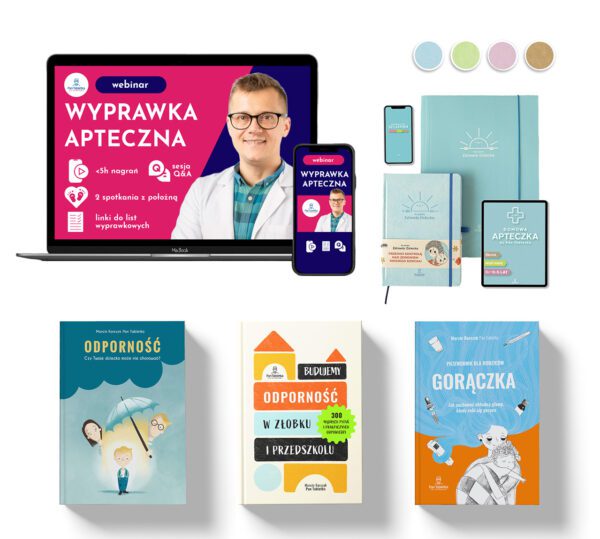 Pakiet SPOKOJNY RODZIC — kompendium wiedzy- wyprawka apteczna