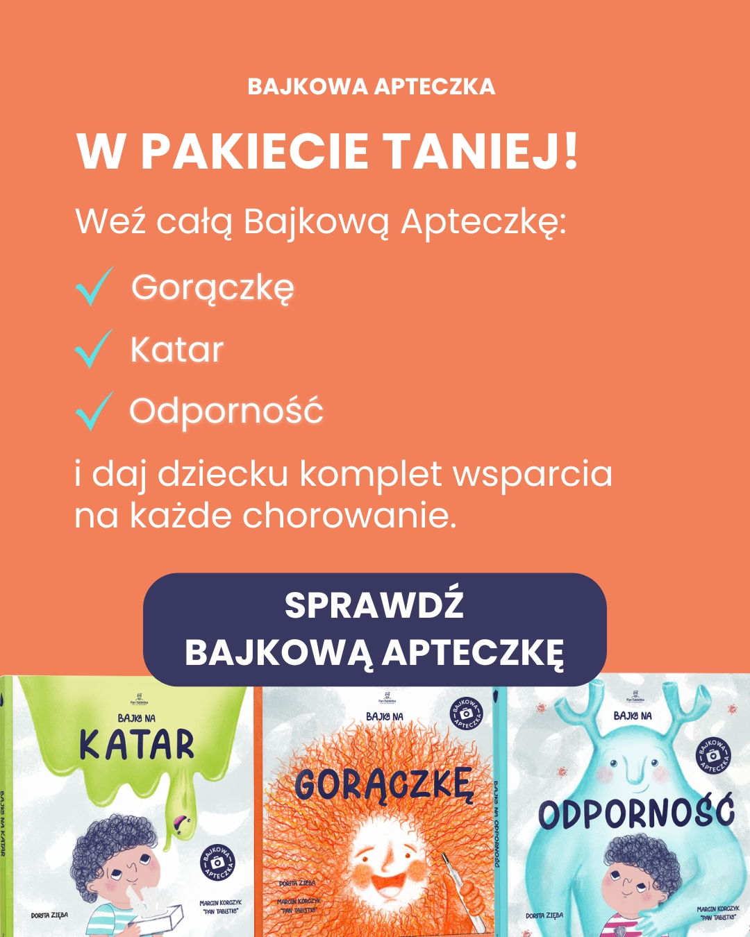 Bajka na Gorączkę. Ciepła opowieść o tym, dlaczego czasem przychodzi Gorączka.