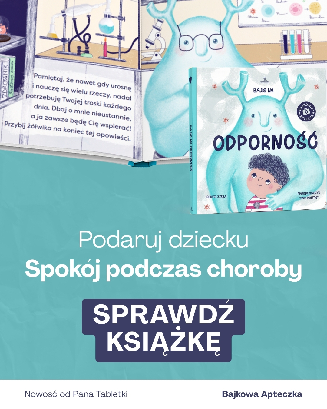 Bajka na Odporność. Historia małej Odporności i tego co ją wzmacnia.