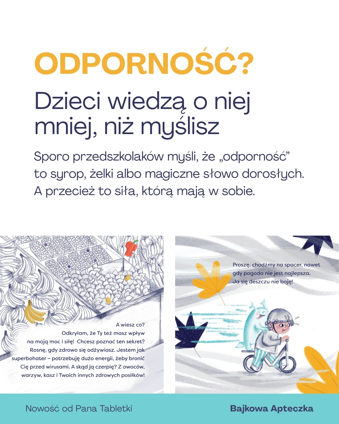 Bajka na Odporność. Historia małej Odporności i tego co ją wzmacnia.