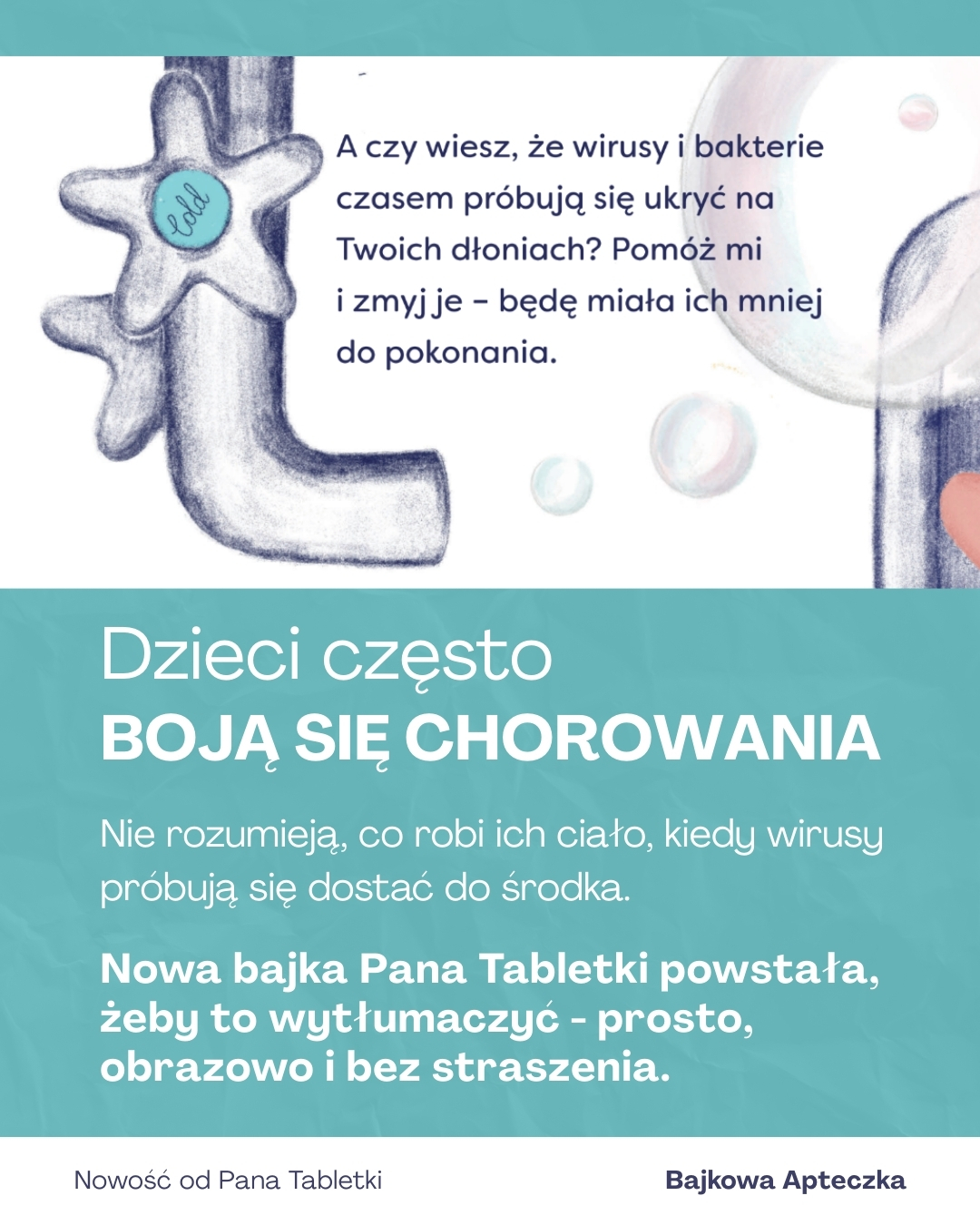 Bajka na Odporność. Historia małej Odporności i tego co ją wzmacnia.