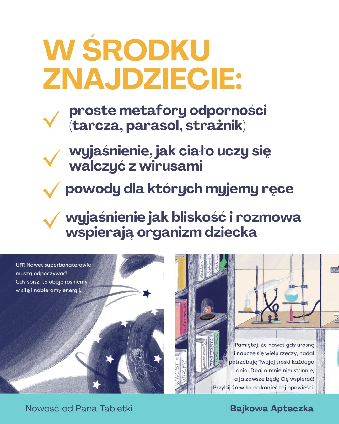 Bajka na Odporność. Historia małej Odporności i tego co ją wzmacnia.